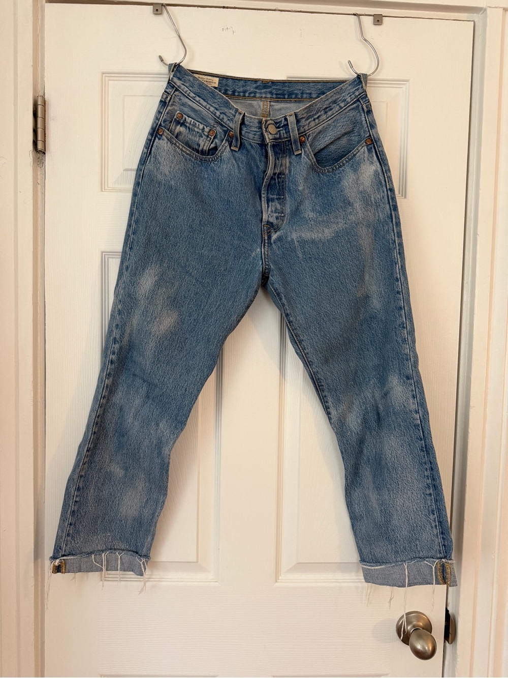 Levi's 501 Light Blue Straight-Leg Jeans